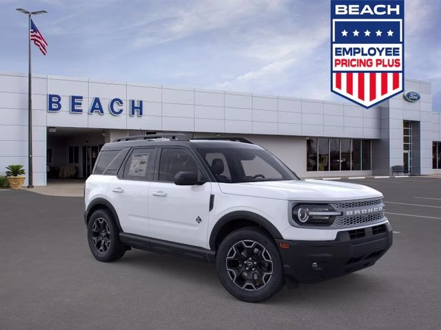 2025 Oxford White Ford Bronco Sport Outer Banks 4X4 SUV