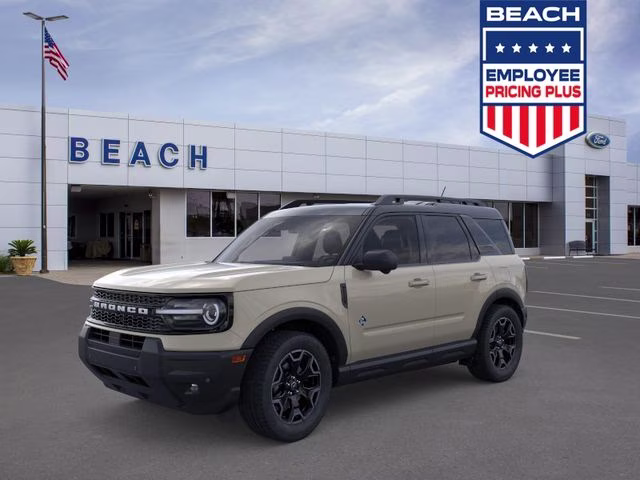 2025 Gray Metallic Ford Bronco Sport Outer Banks 4X4 SUV