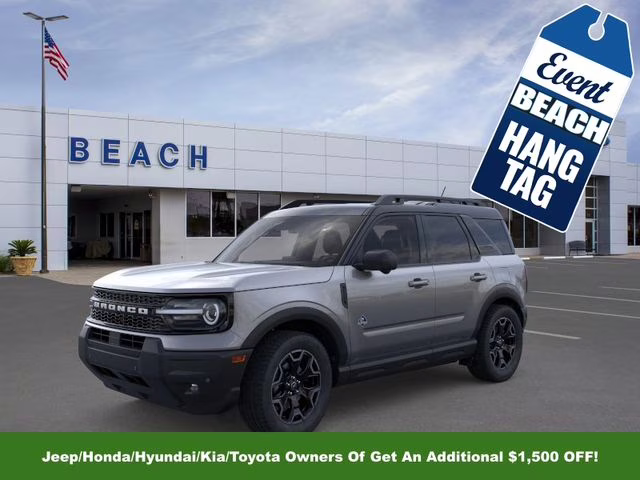 2025 Gray Metallic Ford Bronco Sport Outer Banks 4X4 SUV