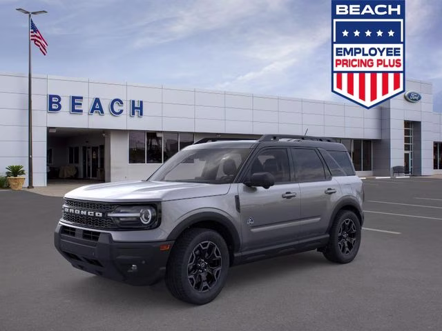 2025 Gray Metallic Ford Bronco Sport Outer Banks 4X4 SUV