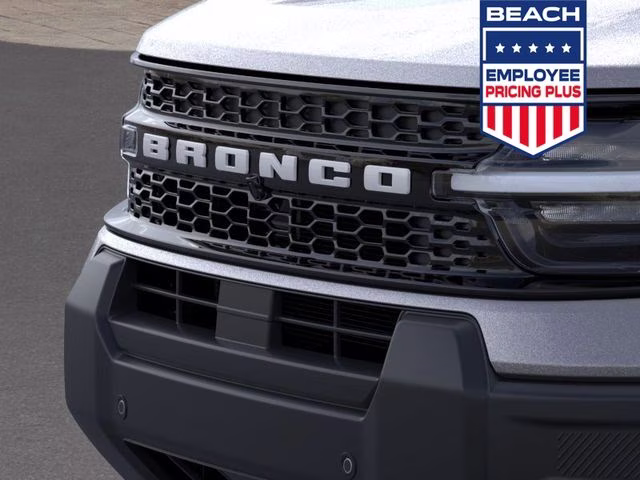 2025 Gray Metallic Ford Bronco Sport Outer Banks 4X4 SUV