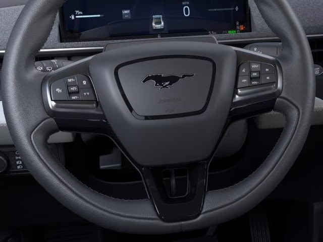 2025 Star White Metallic Tri-Coat Ford Mustang Mach-E Premium RWD SUV