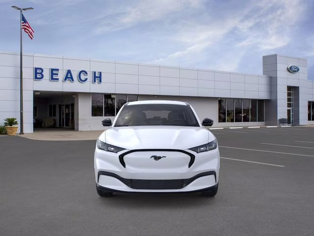 2025 Star White Metallic Tri-Coat Ford Mustang Mach-E Premium RWD SUV