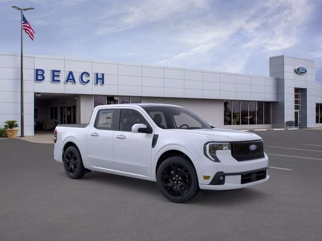 2026 Space White Metallic Ford Maverick Lobo Standard AWD Truck