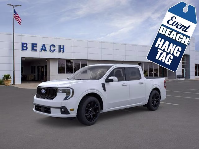 2026 White Metallic Ford Maverick Lobo Standard AWD Truck