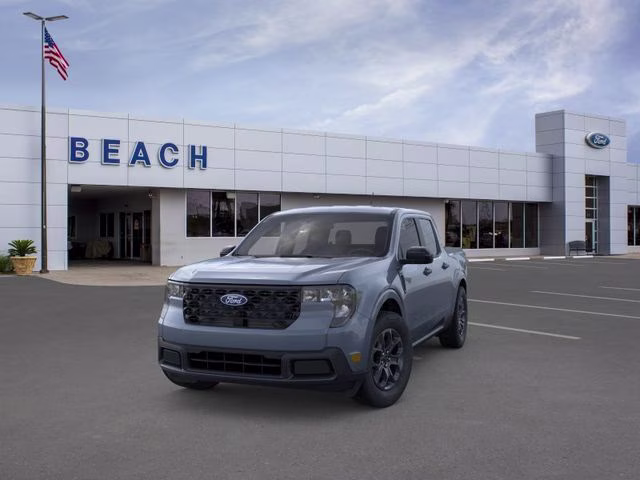 2026 Azure Gray Metallic Tri-Coat Ford Maverick XLT FWD Truck