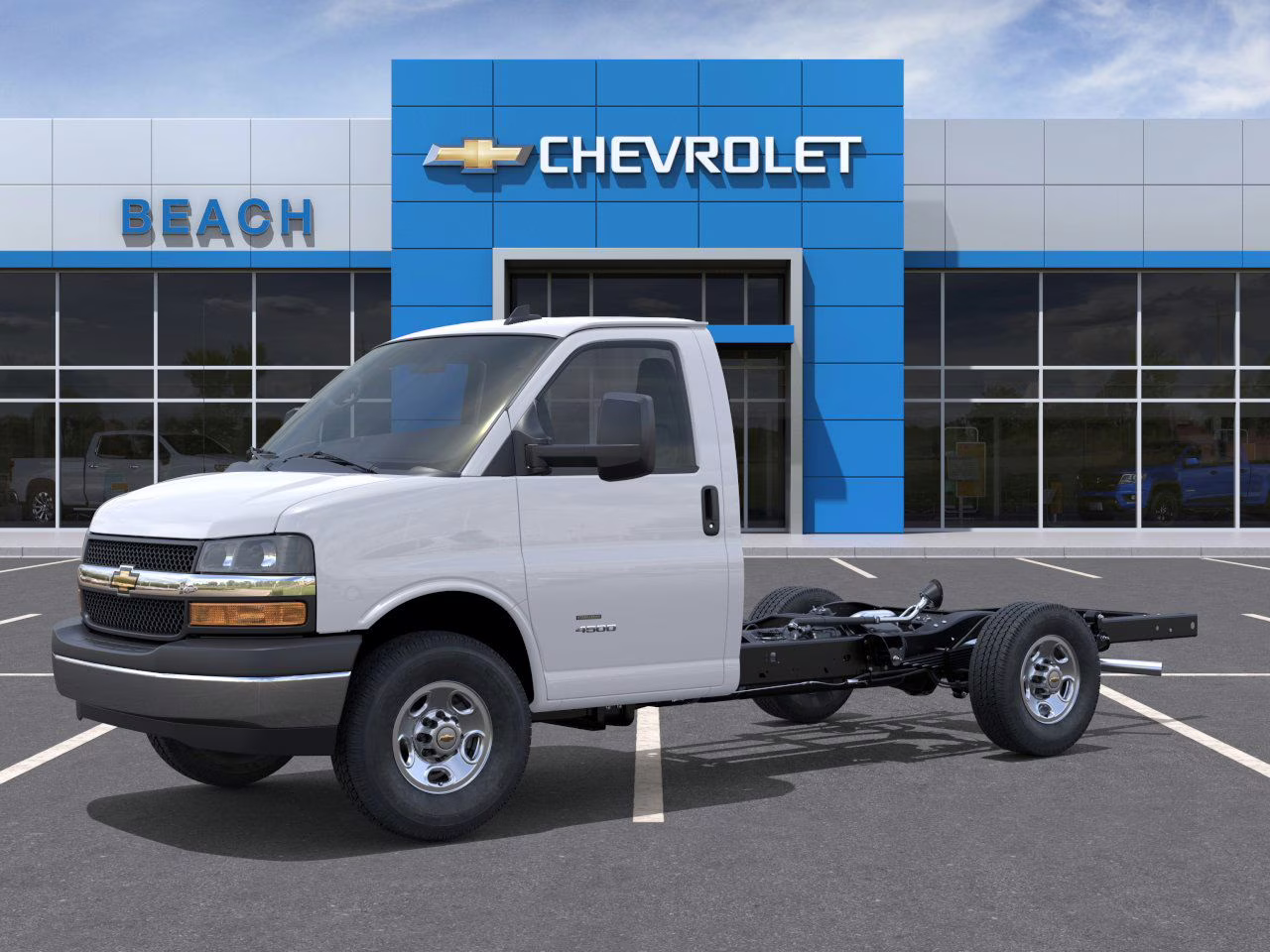 2025 Summit White Chevrolet Express Cutaway 3500 1WT RWD Regular Wheelbase