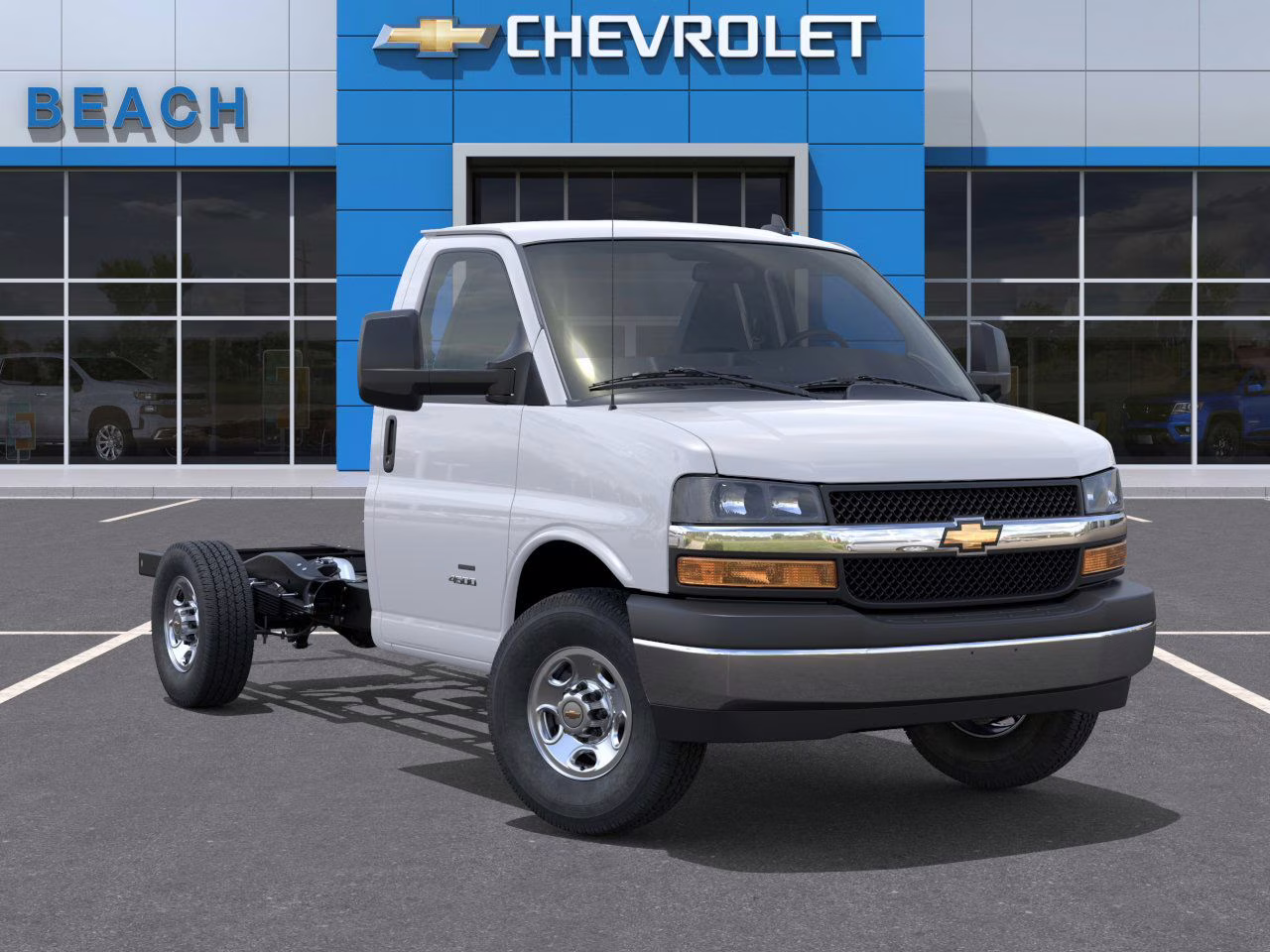 2025 Summit White Chevrolet Express Cutaway 3500 1WT RWD Regular Wheelbase