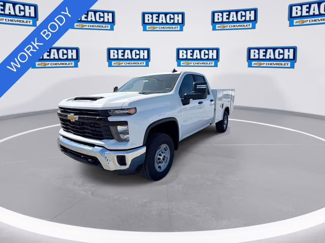 2025 Summit White Chevrolet Silverado 2500 HD WT 4X4 Truck