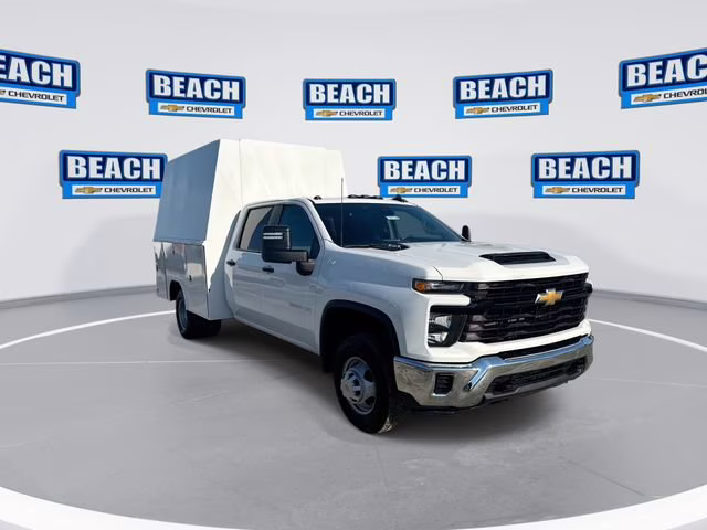 2025 Summit White Chevrolet Silverado 3500 HD Chassis Cab Work Truck RWD Truck