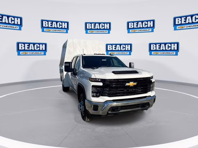2025 Summit White Chevrolet Silverado 3500 HD Chassis Cab Work Truck RWD Truck