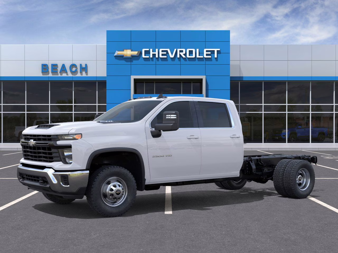 2025 Summit White Chevrolet Silverado 3500 HD Chassis Cab Work Truck RWD Truck