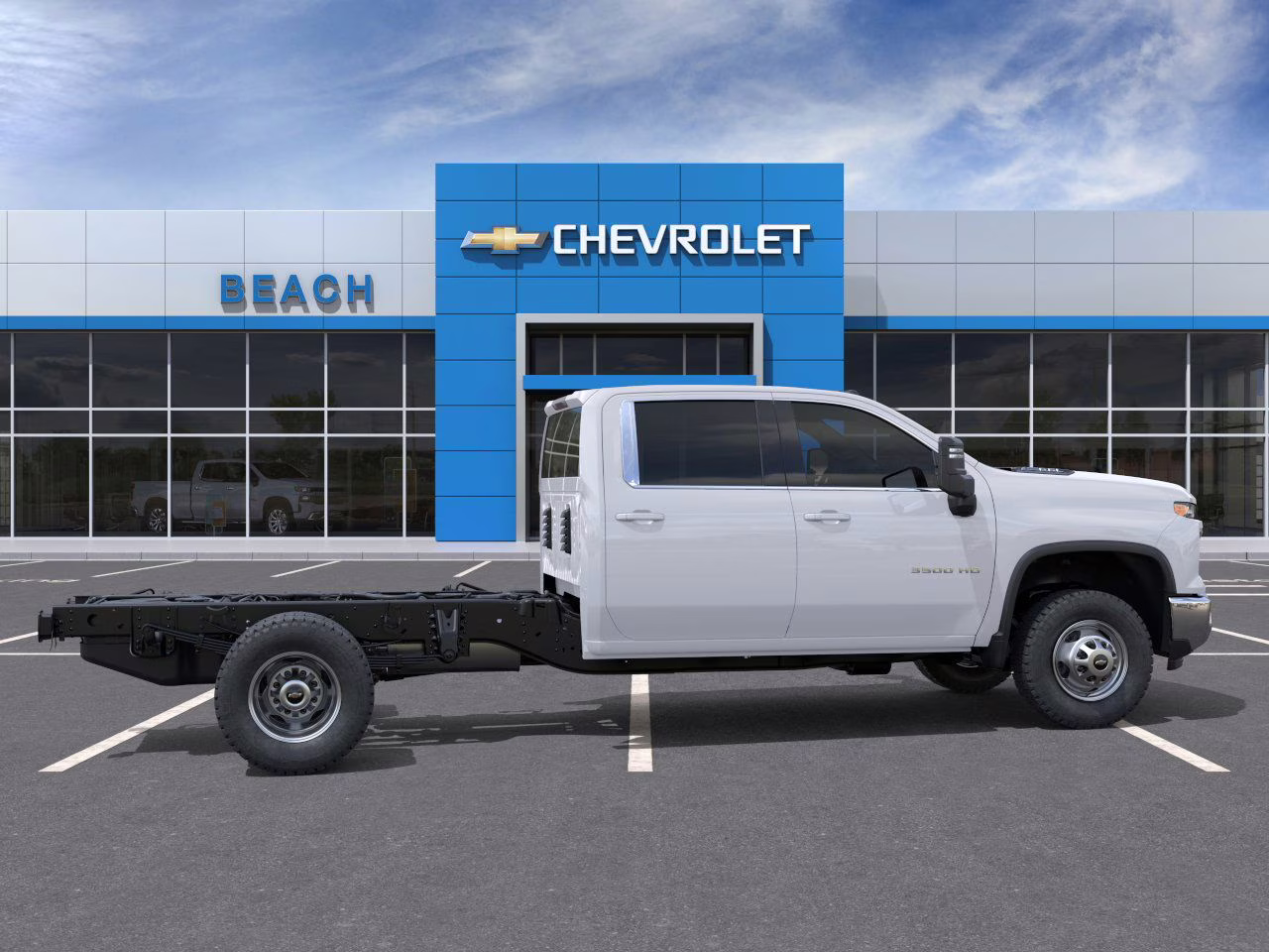 2025 Summit White Chevrolet Silverado 3500 HD Chassis Cab Work Truck RWD Truck