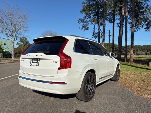 2025 Crystal White Volvo XC90 Plug-In Hybrid T8 Ultra 7-Seater AWD SUV