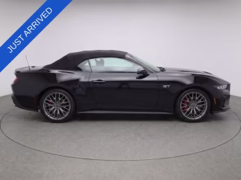 2025 Shadow Black Ford Mustang GT Premium RWD Convertible