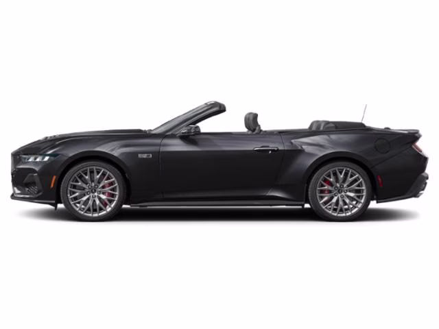 2025 Shadow Black Ford Mustang GT Premium RWD Convertible