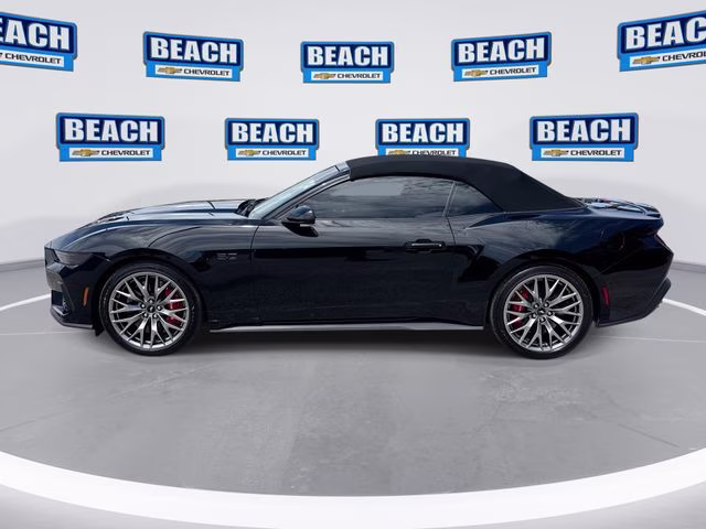 2025 Shadow Black Ford Mustang GT Premium RWD Convertible