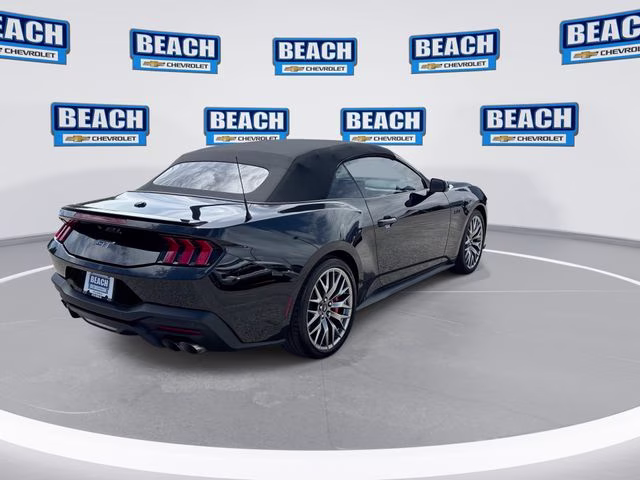 2025 Shadow Black Ford Mustang GT Premium RWD Convertible