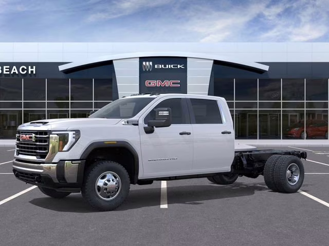 2026 Summit White GMC Sierra 3500 HD Chassis Cab Pro 4X4 Truck