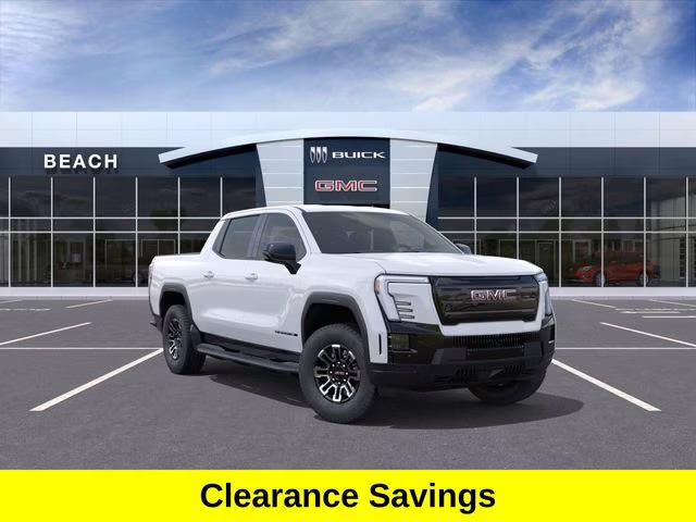 2026 Summit White GMC Sierra EV Elevation Standard Range 4X4 Truck