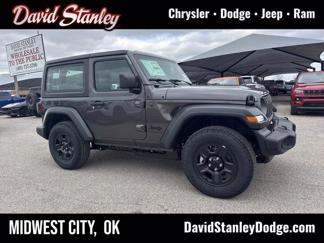 2026 Crystal Metallic Jeep Wrangler Sport 4X4 SUV
