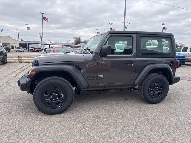 2026 Crystal Metallic Jeep Wrangler Sport 4X4 SUV
