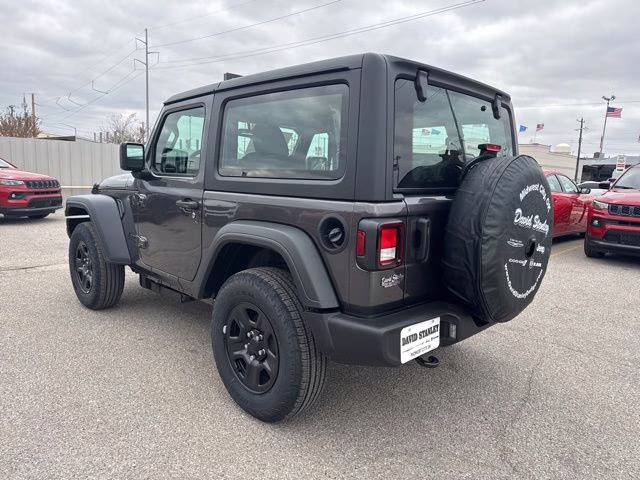 2026 Crystal Metallic Jeep Wrangler Sport 4X4 SUV