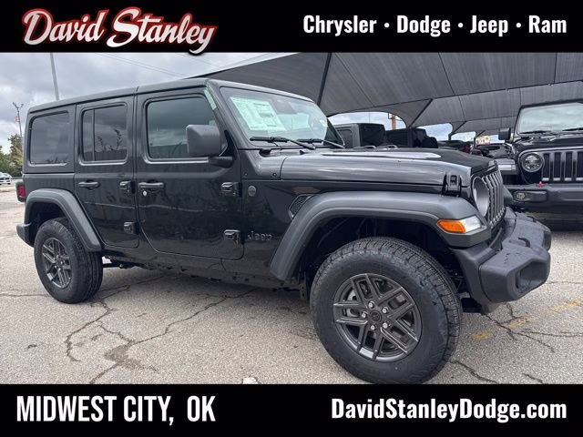 2026 Black Clearcoat Jeep Wrangler Sport S 4X4 SUV