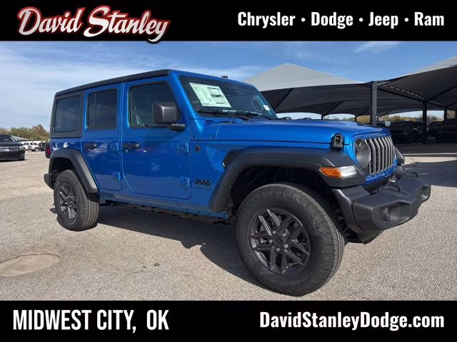2026 Blue Pearl Jeep Wrangler Sport S 4X4 SUV