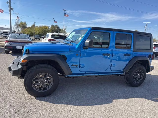 2026 Blue Pearl Jeep Wrangler Sport S 4X4 SUV
