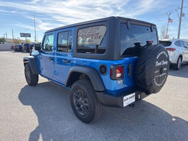 2026 Blue Pearl Jeep Wrangler Sport S 4X4 SUV