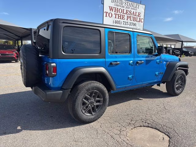 2026 Blue Pearl Jeep Wrangler Sport S 4X4 SUV