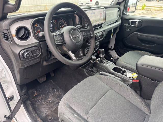 2026 Bright White Clearcoat Jeep Wrangler Sport S 4X4 SUV
