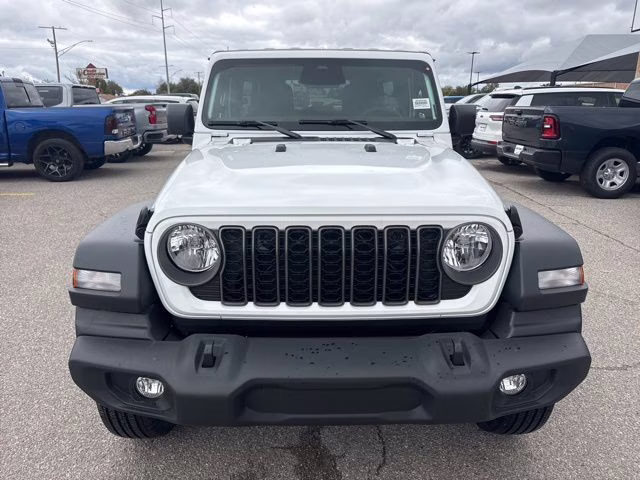 2026 Bright White Clearcoat Jeep Wrangler Sport S 4X4 SUV