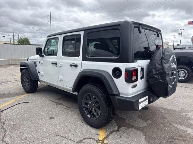 2026 Bright White Clearcoat Jeep Wrangler Sport S 4X4 SUV