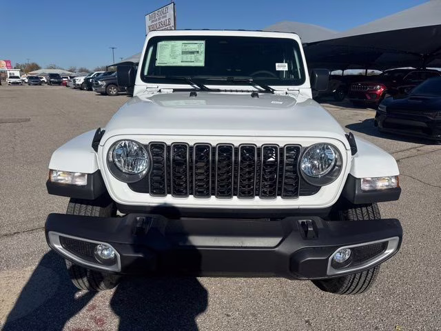 2026 Bright White Clearcoat Jeep Gladiator Sport S 4X4 Truck