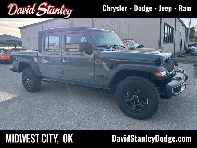 2026 Anvil Clearcoat Jeep Gladiator Sport 4X4 Truck