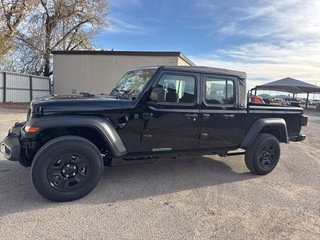 2026 Black Clearcoat Jeep Gladiator Sport 4X4 Truck