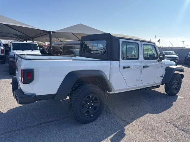 2026 Bright White Clearcoat Jeep Gladiator Sport 4X4 Truck