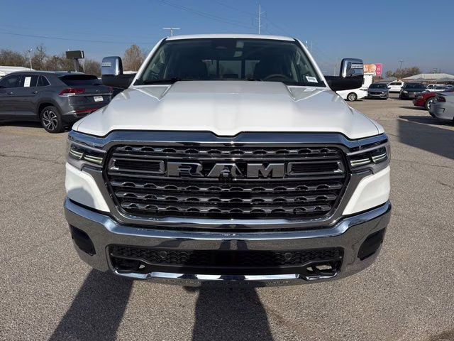 2026 Bright White Clearcoat Ram 1500 Limited Longhorn 4X4 Truck