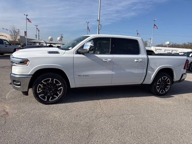 2026 Bright White Clearcoat Ram 1500 Limited Longhorn 4X4 Truck