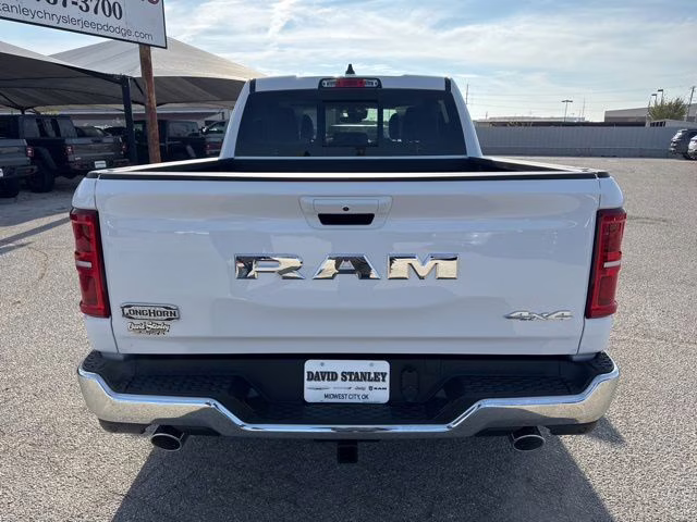 2026 Bright White Clearcoat Ram 1500 Limited Longhorn 4X4 Truck