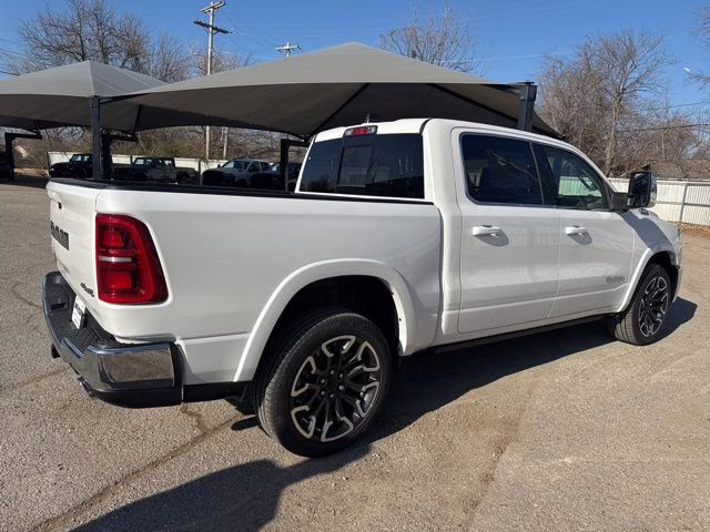 2026 Ivory White Ram 1500 Limited Longhorn 4X4 Truck