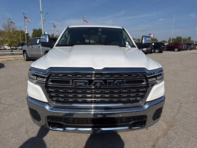 2026 Bright White Clearcoat Ram 1500 Limited Longhorn 4X4 Truck