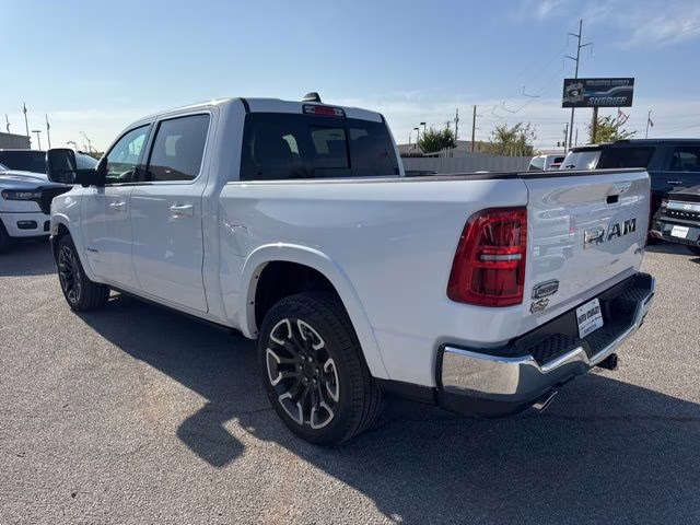 2026 Bright White Clearcoat Ram 1500 Limited Longhorn 4X4 Truck