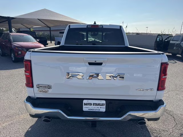 2026 Bright White Clearcoat Ram 1500 Limited Longhorn 4X4 Truck