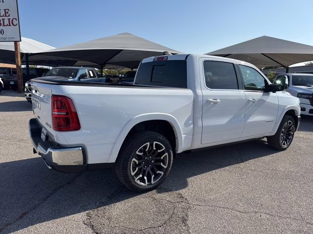 2026 Bright White Clearcoat Ram 1500 Limited Longhorn 4X4 Truck