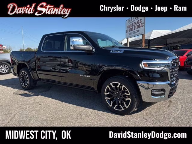 2026 Diamond Black Ram 1500 Limited Longhorn 4X4 Truck