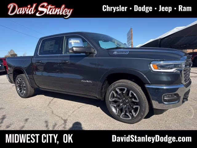 2026 Blue Metallic Ram 1500 Limited Longhorn 4X4 Truck