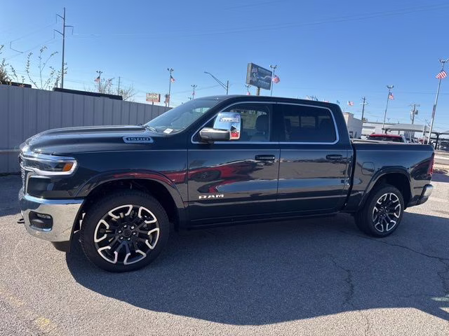 2026 Blue Metallic Ram 1500 Limited Longhorn 4X4 Truck